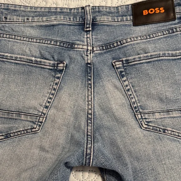 Boss Faded Denim Jeans - Picture 6 of 8